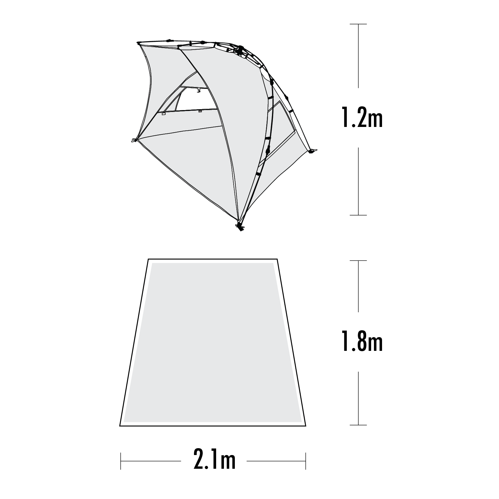 Portable Beach Shade Sun Shelter Bondi From EPE Australia